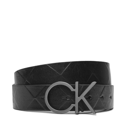 Pasek Damski Calvin Klein Re-Lock Quilt Ck Logo Belt 30Mm K60K611102 Czarny ze sklepu eobuwie.pl w kategorii Paski damskie - zdjęcie 166874964