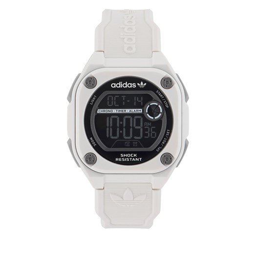 Zegarek adidas Originals City Tech Two Watch AOST23062 White ze sklepu eobuwie.pl w kategorii Zegarki - zdjęcie 166875362