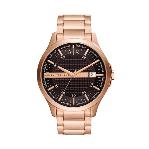 Zegarek Armani Exchange Hampton AX2449 Rose Gold/Black ze sklepu eobuwie.pl w kategorii Zegarki - zdjęcie 166875421