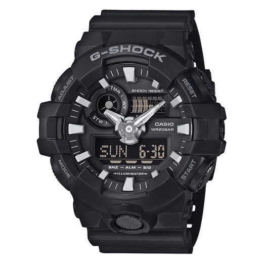 Zegarek G-Shock GA-700-1BER Black/Black ze sklepu eobuwie.pl w kategorii Zegarki - zdjęcie 166875712