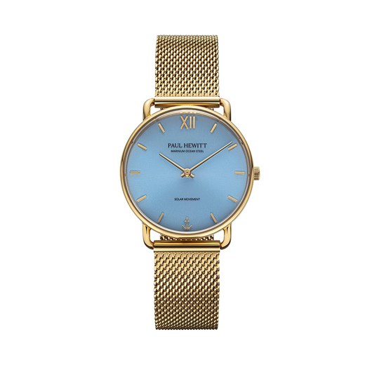 Zegarek Paul Hewitt Sailor PH-W-0516 Gold/Blue ze sklepu eobuwie.pl w kategorii Zegarki - zdjęcie 166875721
