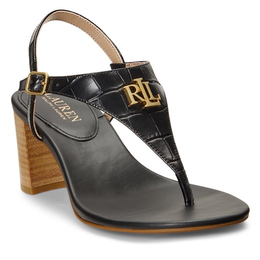 Sandały Lauren Ralph Lauren Westcott Ii 802904280001 Black 36 eobuwie.pl
