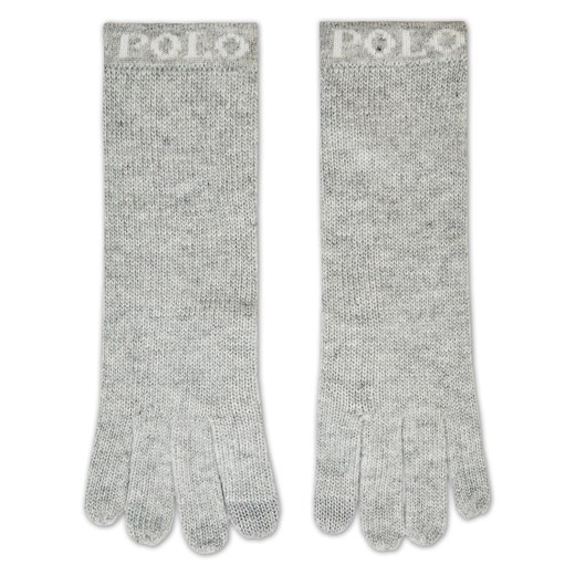 Rękawiczki Damskie Polo Ralph Lauren 455907235002 Grey Polo Ralph Lauren one size eobuwie.pl wyprzedaż