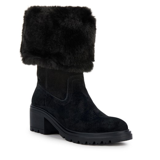 Botki Geox D Damiana D36QCA 022BH C9999 Black Geox 37 okazja eobuwie.pl