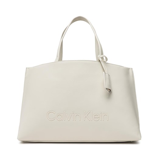 Torebka Calvin Klein Ck Set Shopper Md K60K610172 PC4 ze sklepu eobuwie.pl w kategorii Torby Shopper bag - zdjęcie 166877072