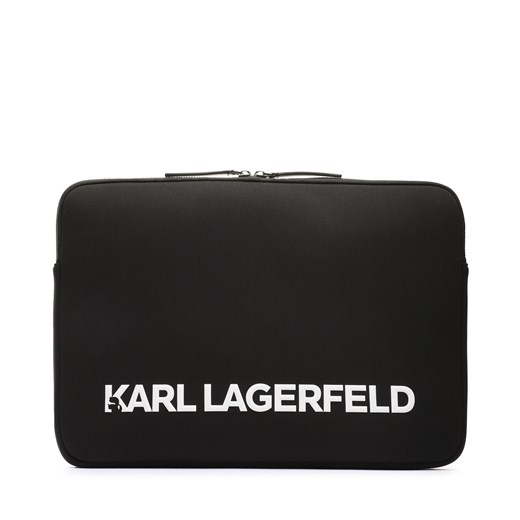 Etui na laptopa KARL LAGERFELD 231W3211 Black ze sklepu eobuwie.pl w kategorii Torby na laptopa - zdjęcie 166879443