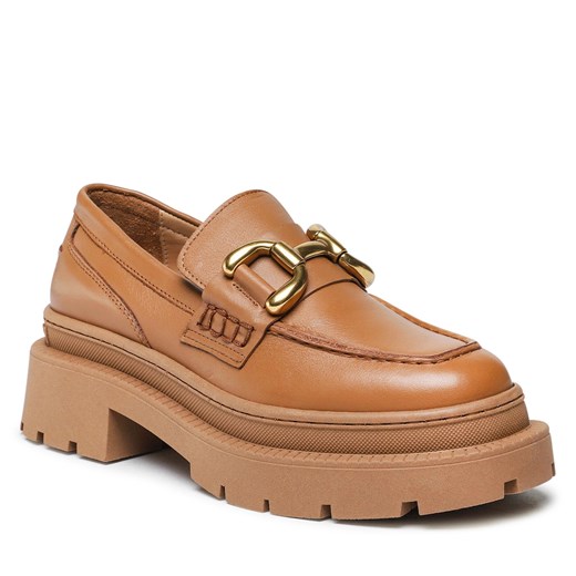Loafersy Gino Rossi 222FW107 Camel Gino Rossi 41 eobuwie.pl