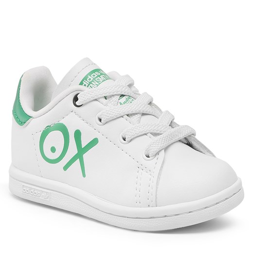 Buty adidas Originals Stan Smith El I HQ6731 Ftwwht/Ftwwht/Cblack 22 eobuwie.pl