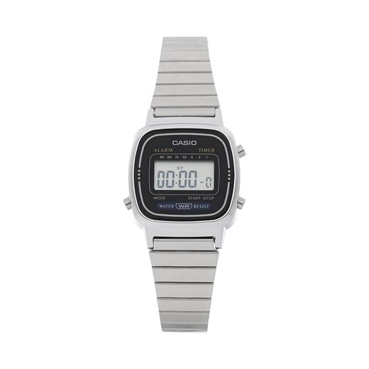 Zegarek Casio Vintage LA670WEA-1EF Silver ze sklepu eobuwie.pl w kategorii Zegarki - zdjęcie 166882273