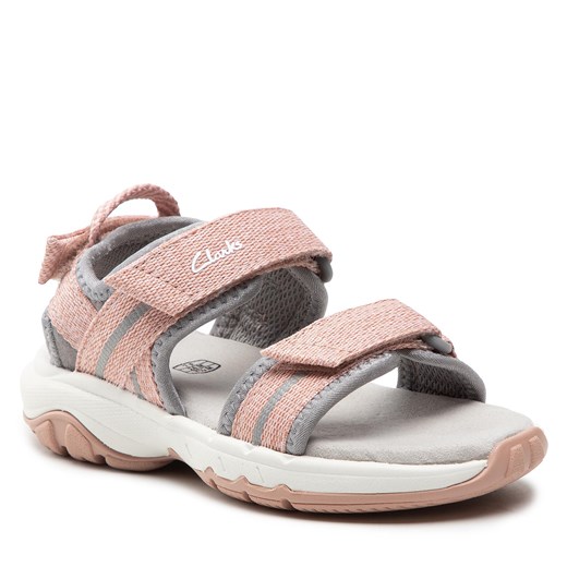 Sandały Clarks Expo Sea K. 261648226 M Pink Combi Clarks 26 eobuwie.pl