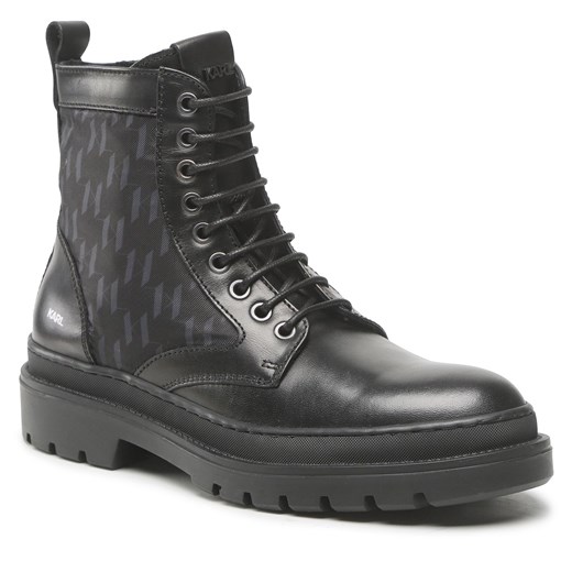 Trapery KARL LAGERFELD KL11256 Black Lthr & Textile Mono Karl Lagerfeld 40 eobuwie.pl