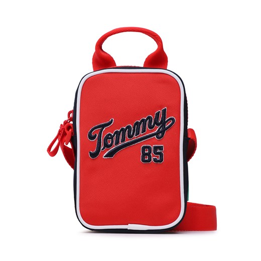 Saszetka Tommy Jeans Tommy Logo 85 Crossover AU0AU01549 Czerwony ze sklepu eobuwie.pl w kategorii Saszetki - zdjęcie 166883843