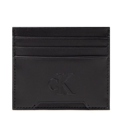 Etui na karty kredytowe Calvin Klein Jeans Mono Bold Cardcase 6cc K50K509506 BDS ze sklepu eobuwie.pl w kategorii Etui - zdjęcie 166884271