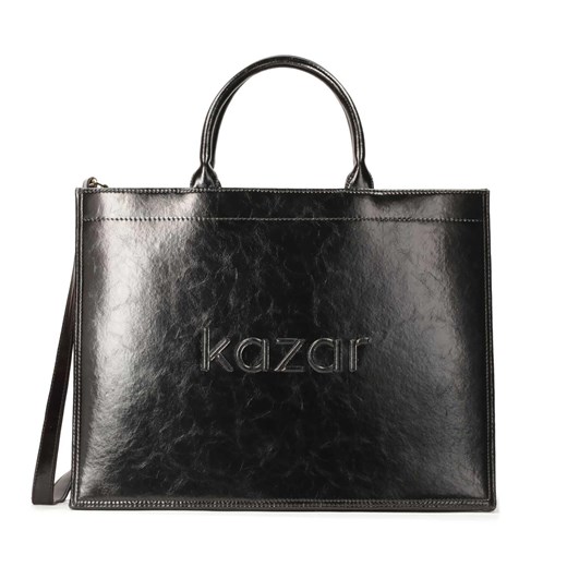 Torebka Kazar Kole 77091-01-00 Czarny ze sklepu eobuwie.pl w kategorii Torby Shopper bag - zdjęcie 166884433