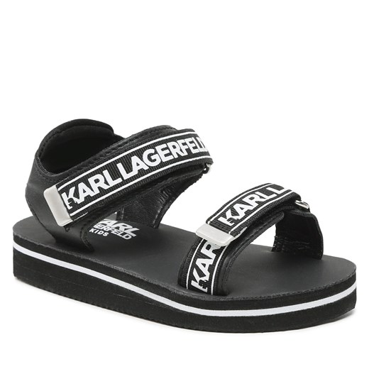 Sandały Karl Lagerfeld Kids Z19100 M Black 09B 31 promocja eobuwie.pl
