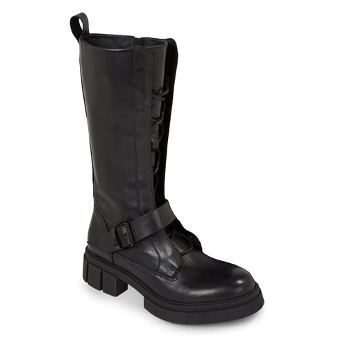 Kozaki Tommy Hilfiger Cool Monochromatic Bikerboot FW0FW07338 Black BDS Tommy Hilfiger 37 eobuwie.pl