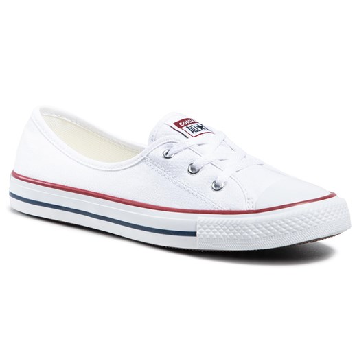 Trampki Converse Ctas Ballet Lace Slip 566774C White/Garnet/Navy Converse 37 eobuwie.pl