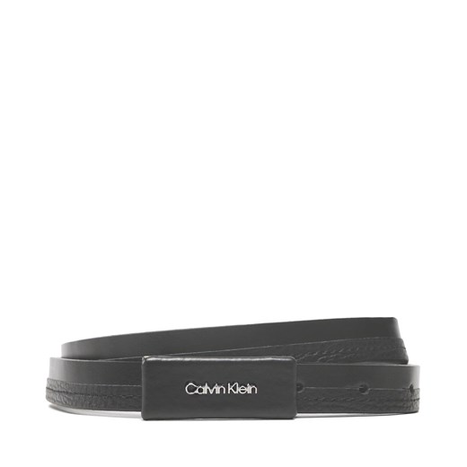 Pasek Damski Calvin Klein Daily Dressed Plaque 2cm Belt K60K610499 BAX ze sklepu eobuwie.pl w kategorii Paski damskie - zdjęcie 166886633