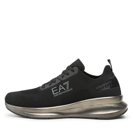 Sneakersy EA7 Emporio Armani X8X149 XK349 E593 Black+Gunmetal 46.23 promocyjna cena eobuwie.pl