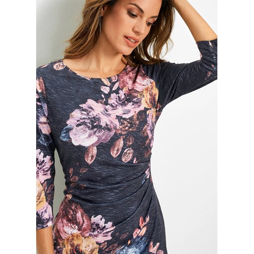 Sukienka shirtowa z nadrukiem 48/50 bonprix