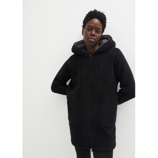 Bluza rozpinana z polaru baranka, oversized 44/46 bonprix