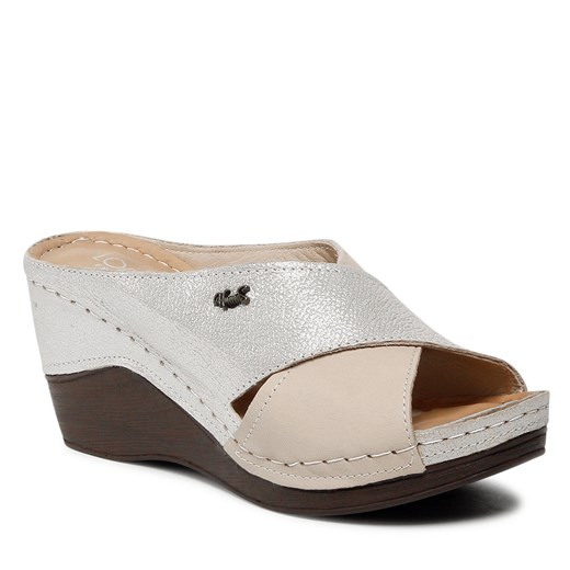 Klapki Loretta Vitale 1003 A.Beige/Beige Loretta Vitale 38 eobuwie.pl