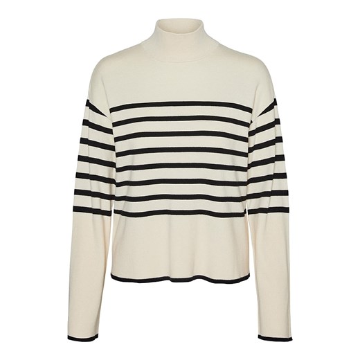 Vero Moda Sweter w kolorze czarno-kremowym ze sklepu Limango Polska w kategorii Swetry damskie - zdjęcie 166930873