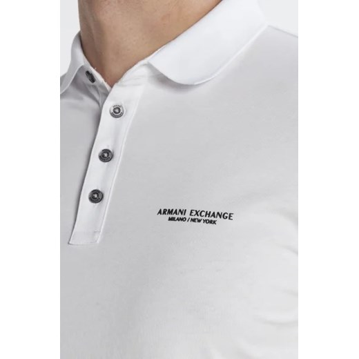 T-shirt męski Armani Exchange casual biały 