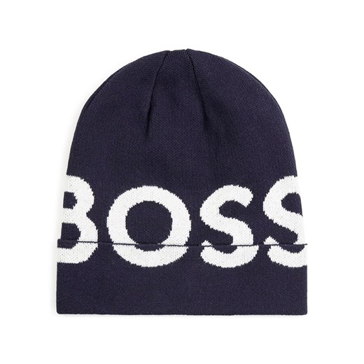 Hugo Boss Kids Czapka w kolorze granatowym ze sklepu Limango Polska w kategorii Czapki dziecięce - zdjęcie 166935310