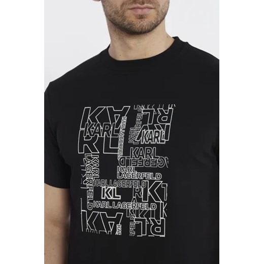 T-shirt męski Karl Lagerfeld z napisem