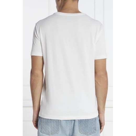 T-shirt męski biały Iceberg z krótkimi rękawami 