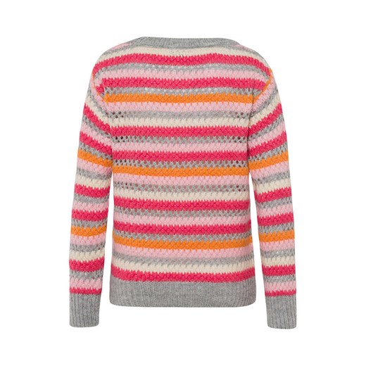 More & More Sweter w kolorze szaro-różowo-pomarańczowym More & More 44 promocja Limango Polska