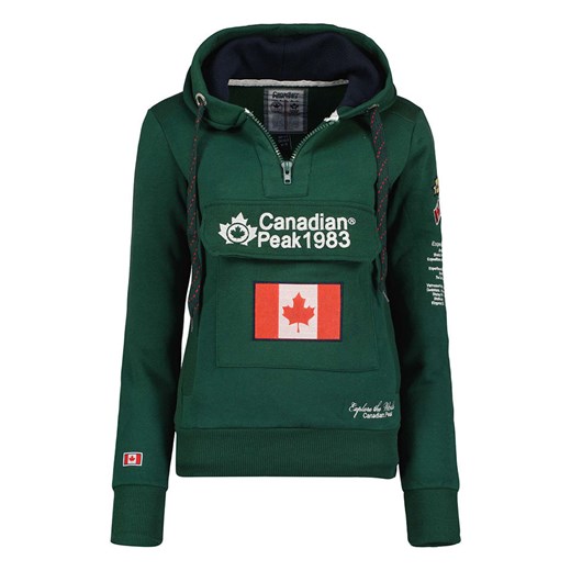 Canadian Peak Bluza &quot;Gyrelle&quot; w kolorze zielonym ze sklepu Limango Polska w kategorii Bluzy damskie - zdjęcie 166948140