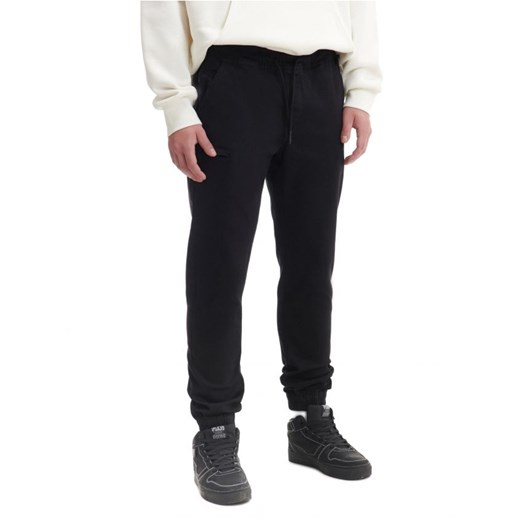 Cropp - Czarne joggery - czarny Cropp 38 Cropp