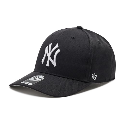 Czapka z daszkiem 47 Brand Mlb New York Yankees B-RAC17CTP-BK Black ze sklepu eobuwie.pl w kategorii Czapki z daszkiem damskie - zdjęcie 166952961