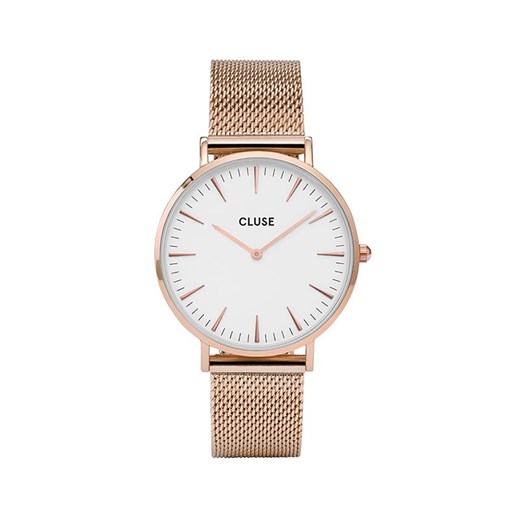 Zegarek Cluse Boho Chic Mesh White/Rose Gold ze sklepu eobuwie.pl w kategorii Zegarki - zdjęcie 166953040