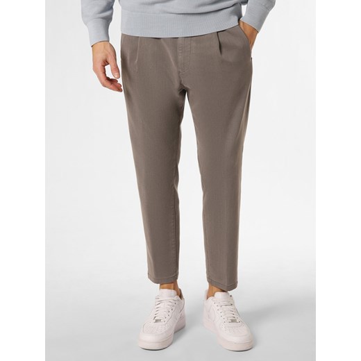 Drykorn Spodnie Mężczyźni taupe jednolity ze sklepu vangraaf w kategorii Spodnie męskie - zdjęcie 166963281