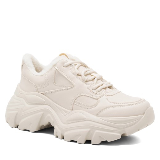 Sneakersy DeeZee MEG SWS91620-02 Beżowy 41 eobuwie.pl