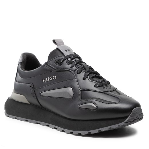 Sneakersy Hugo Cubite Runn 50480462 10228535 01 Black 001 43 eobuwie.pl