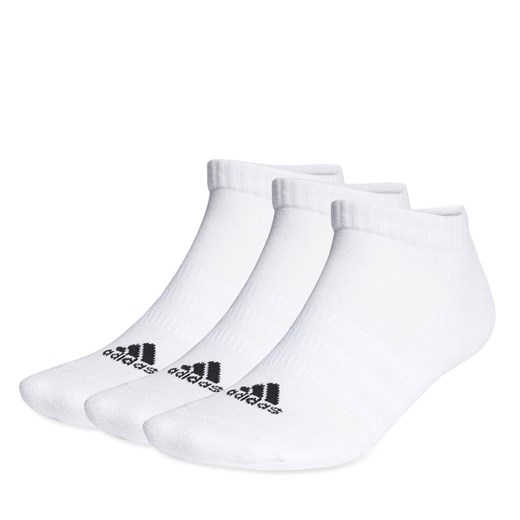 Skarpety stopki unisex adidas Cushioned Low-Cut Socks 3 Pairs HT3434 white/black ze sklepu eobuwie.pl w kategorii Skarpetki damskie - zdjęcie 166964913