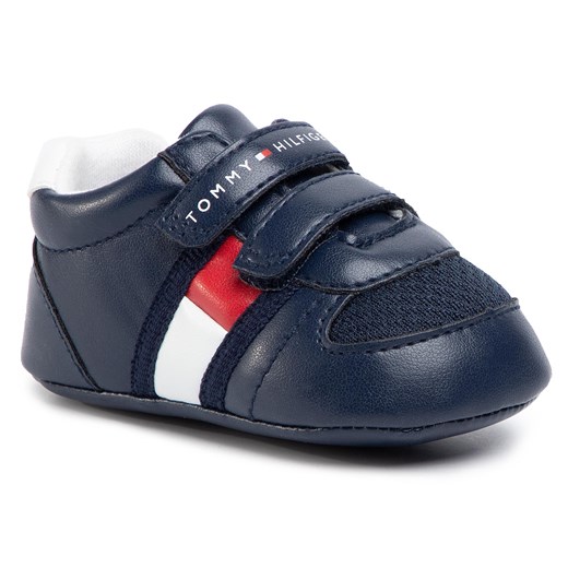 Sneakersy Tommy Hilfiger Velcro Shoe T0B4-30191-0271 Blue/White X007 Tommy Hilfiger 19 eobuwie.pl