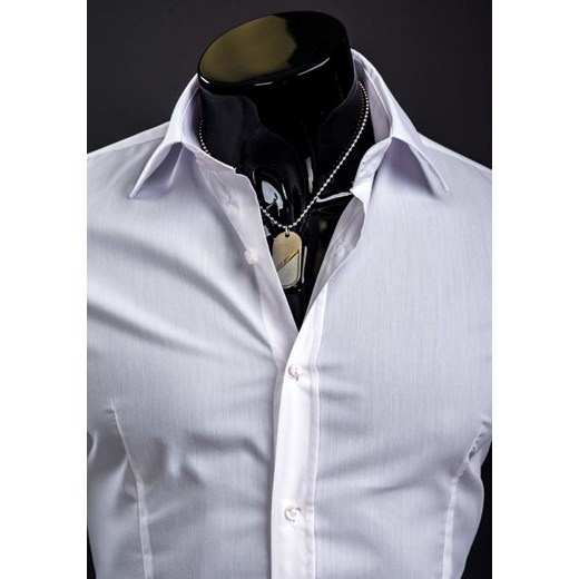 Koszula męska elegancka z długim rękawem biała Bolf 1703A XL Denley promocyjna cena