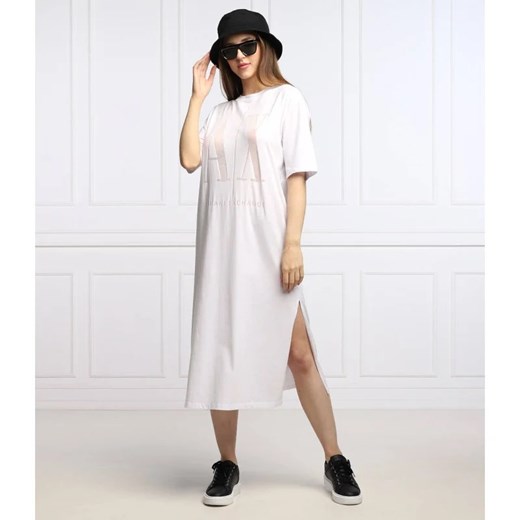 Sukienka Armani Exchange bawełniana