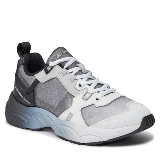 Wielokolorowe buty sportowe damskie Calvin Klein sneakersy płaskie sznurowane