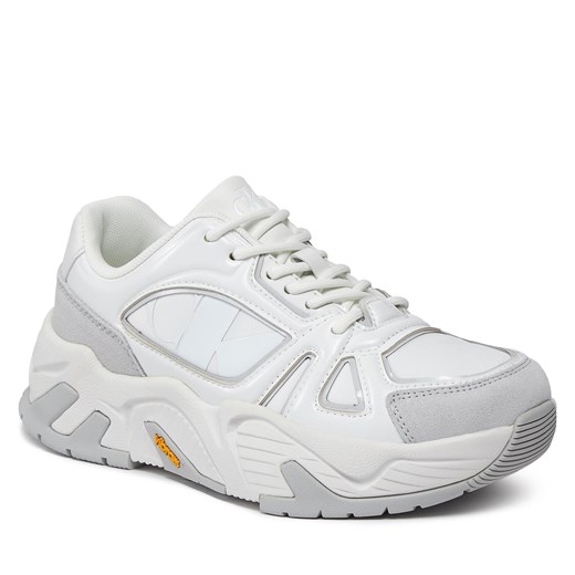 Buty sportowe damskie Calvin Klein sneakersy na jesień wiązane