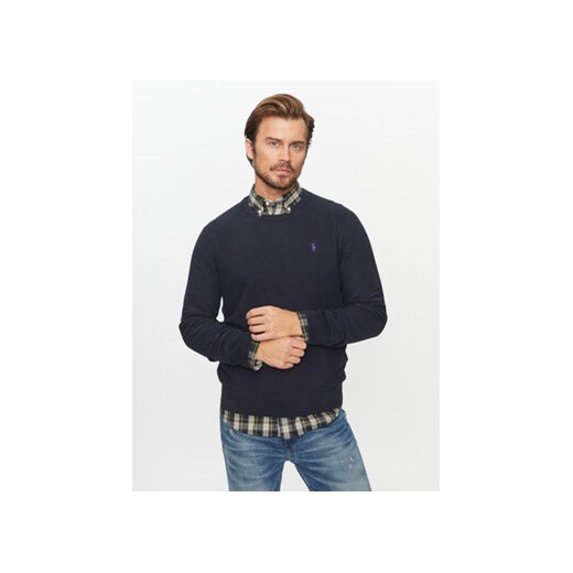 Polo Ralph Lauren Sweter 710918163001 Granatowy Regular Fit Polo Ralph Lauren L MODIVO