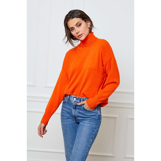 So Cachemire Golf &quot;Elona&quot; w kolorze pomarańczowym ze sklepu Limango Polska w kategorii Swetry damskie - zdjęcie 166983421