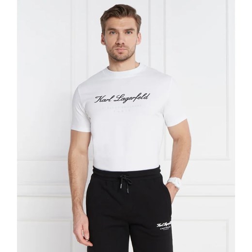 Karl Lagerfeld T-shirt | Regular Fit Karl Lagerfeld S wyprzedaż Gomez Fashion Store