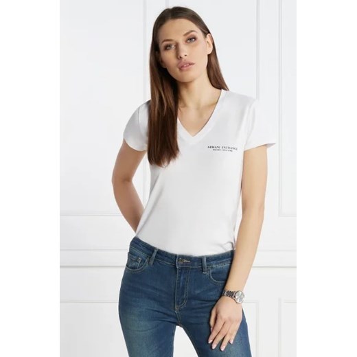 Bluzka damska Armani Exchange z bawełny 