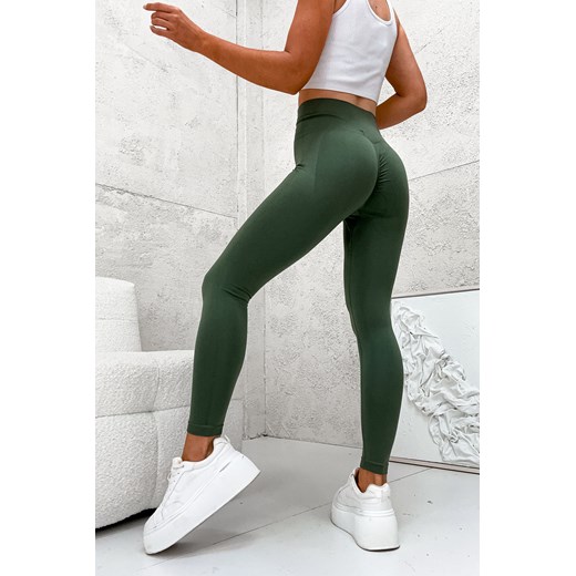 Spodnie damskie zielone Olika sportowe 